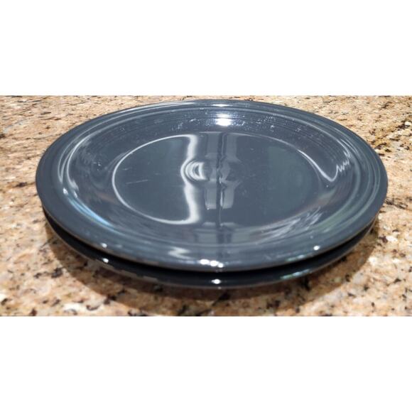 FIestaware Salad Plate in Slate Grey / Gray 7 3/8" (set of 2) Fiesta - Picture 5 of 16